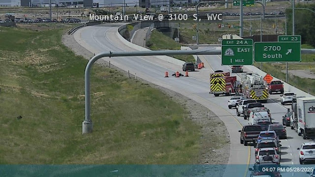 Accident in WVC on NB Mountain View Corridor Near 3100 South Causes Major Delays